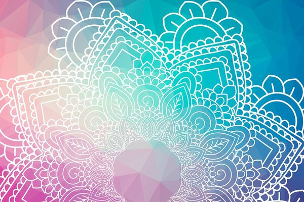 Carta da parati – Elementi del Mandala