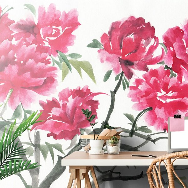 Carta da parati – Fiori di azalea