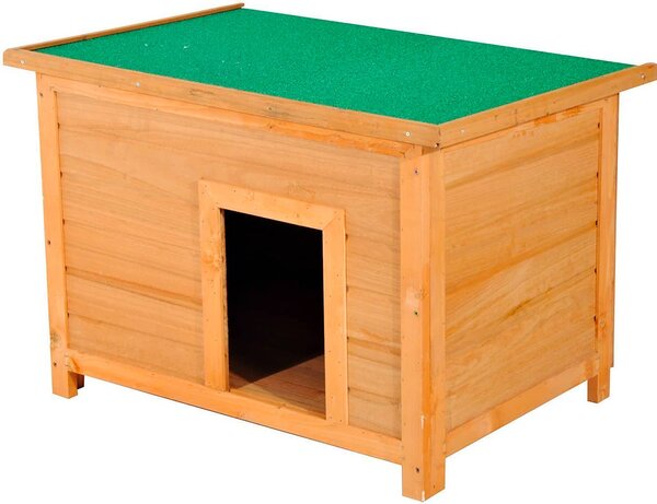 AllMyPets Cuccia per Cani o Gatti da Esterno Taglia Media Impermeabile da In Legno Di Abete 85x58x58 cm - D0D014