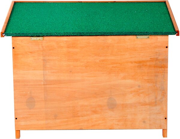 AllMyPets Cuccia per Cani o Gatti da Esterno Taglia Media Impermeabile da In Legno Di Abete 85x58x58 cm - D0D014