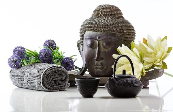 Carta da parati – Natura morta con Buddha