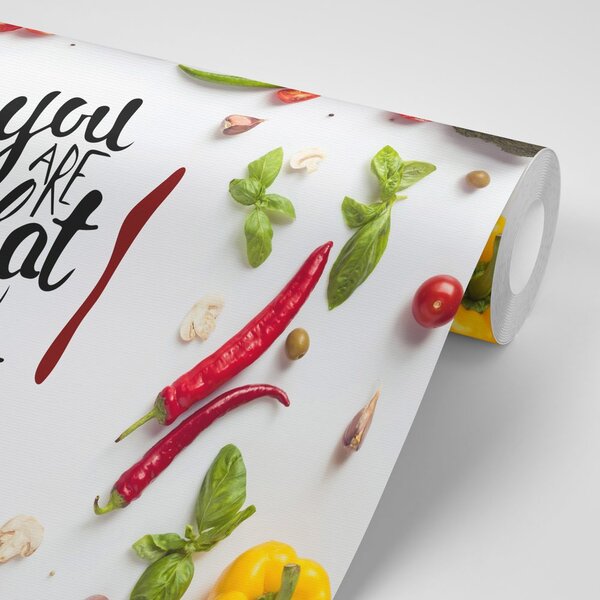 Carta da parati – You are what you eat