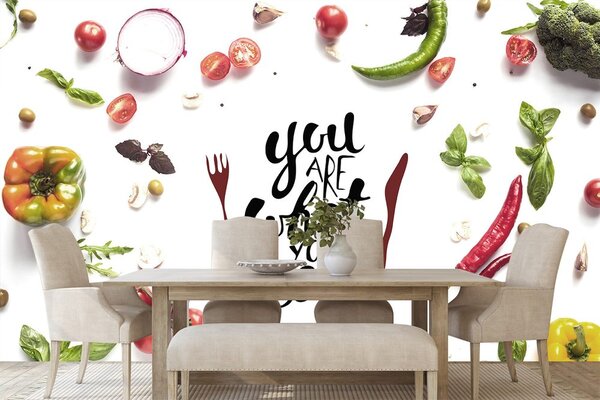 Carta da parati – You are what you eat