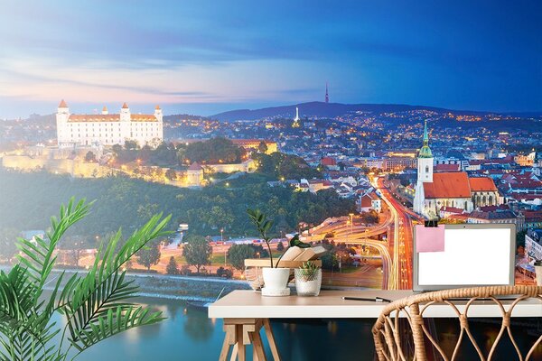 Carta da parati – Sera a Bratislava