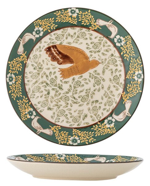 Piatto da dolce verde in gres ø 16 cm Hezha – Bloomingville