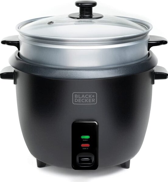 Black & Decker Cuociriso Cuoci riso risottiera Capacit 1.8 Litri Potenza 700 Watt - BXRC1800E