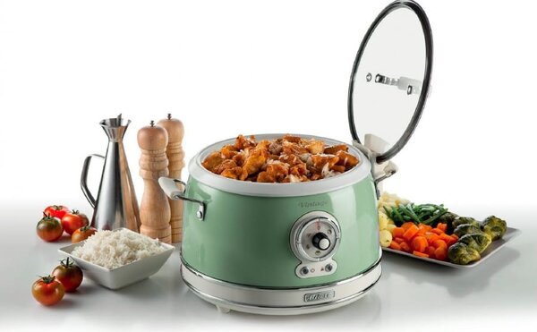 Ariete Cuociriso Cuoci Riso Risotteria Capacit 3 Litri Potenza 650 Watt Cottura a Vapore colore Verde - 2904 Rice Cooker & Slow Cooker