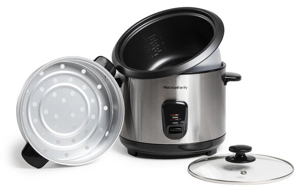 Melchioni Cuociriso Cuoci Riso Potenza 800 Watt Capacit 1.8 Litri colore Metal - 118320102 LOTO