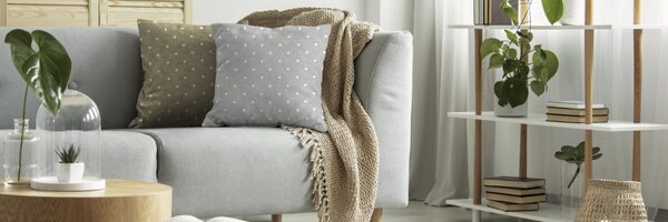 NBrand Cuscini per Sedia 57x57 cm Fantasia Pois colore Tortora 4 Pezzi - 1808 Tulipano