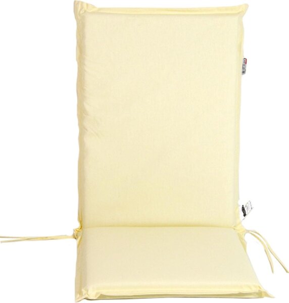 VivaGarden Cuscino imbottito Zippo Schienale Alto in Misto Cotone e Poliestere 115x48x6h cm colore Verde - PF02684