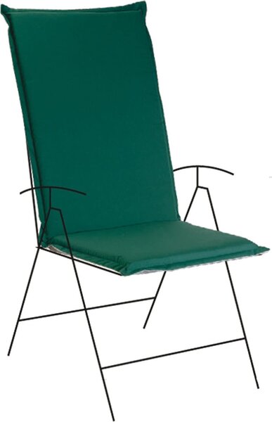 VivaGarden Cuscino imbottito Zippo Schienale Alto in Misto Cotone e Poliestere 115x48x6h cm colore Verde - PF02684