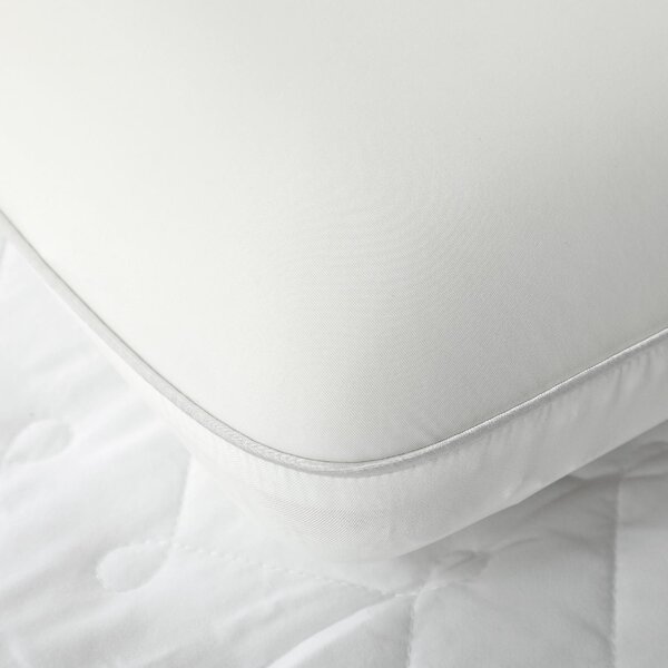 DecHome Cuscino Memory Foam a Rimbalzo Rapido con Copertura Rimovibile e Lavabile, 60x40x10 cm colore Bianco Crema