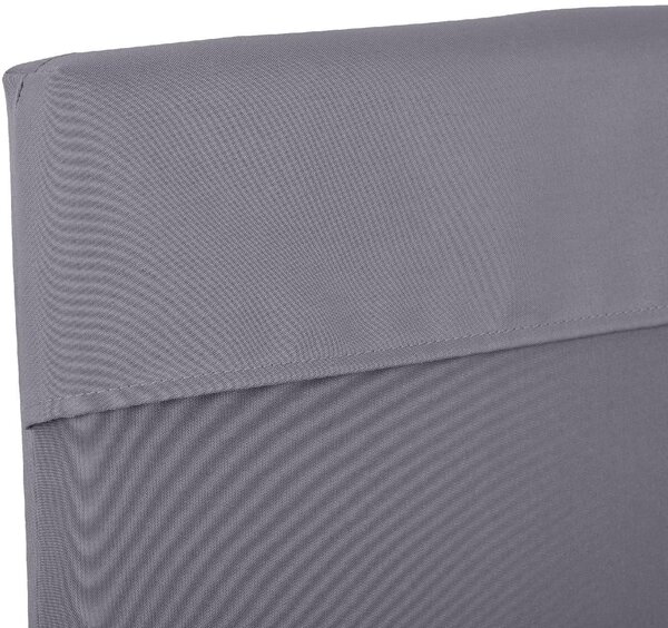 VivaGarden Cuscino per Dondolo da Giardino in Poliestere Dimensioni 130x45x5 cm colore Grigio Scuro