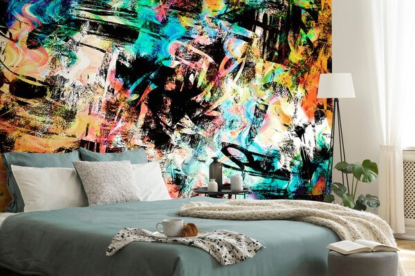 Carta da parati – Arte Graffiti Unica