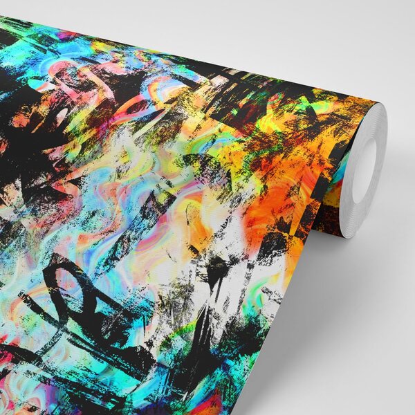 Carta da parati – Arte Graffiti Unica