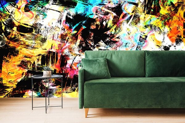 Carta da parati – Arte Graffiti Unica
