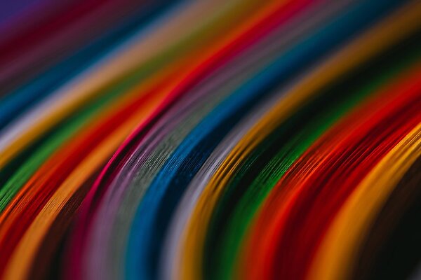 Carta da parati – Dettaglio di Materiale Colorato