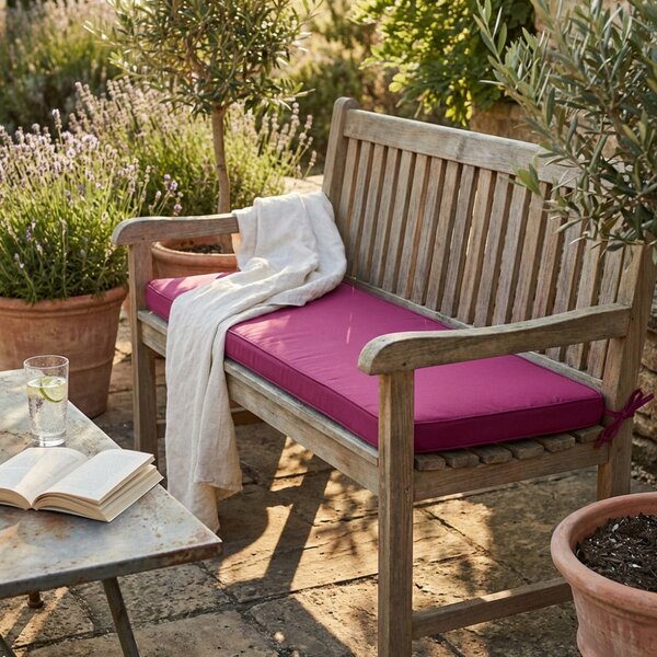 VivaGarden Cuscino Rettangolare Magenta 150x45x4 cm in Poliuretano Espanso - CU805784