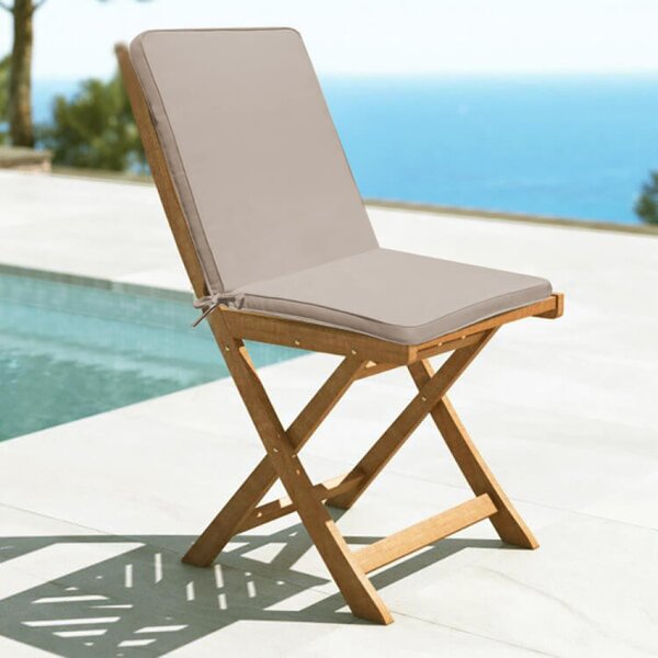 DecHome Cuscino Sao Tome Medio in Poliestere cm 95x44 Colore Tortora - CU805636