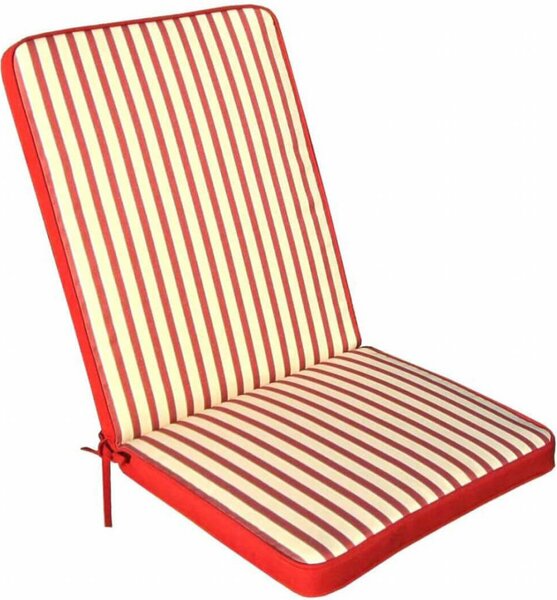 DecHome Cuscino Sao Tome Medio in Poliestere cm 95x44 Colore Rosso - CU805688