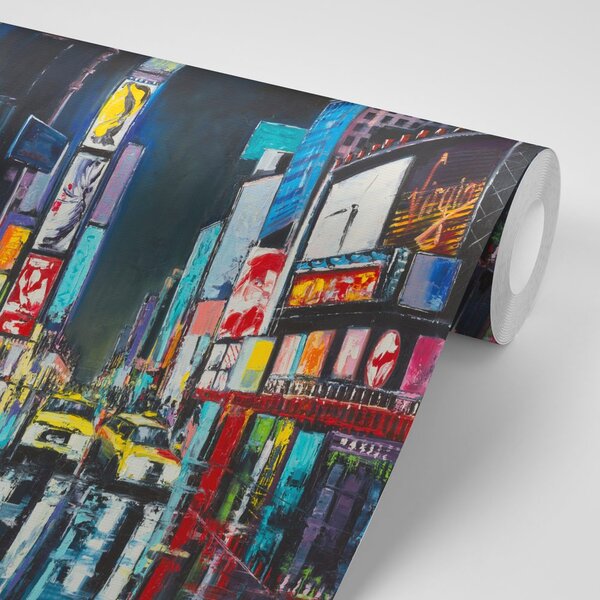 Carta da parati – New York colorata