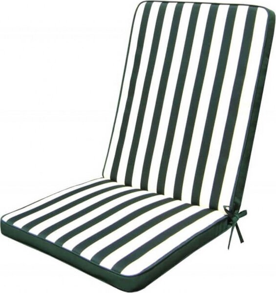 DecHome Cuscino Sao Tome Medio Fantasia Riga in Poliestere cm 95x44 Colore Verde - CU805677