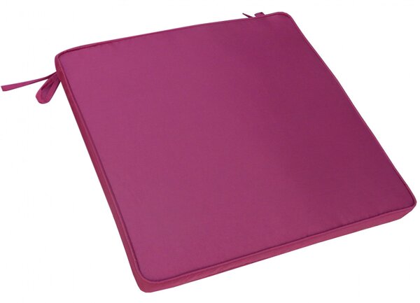 VivaGarden Cuscino Seduta Large Bordeaux 50x45x4 cm Sfoderabile e Idrorepellente - CU805788