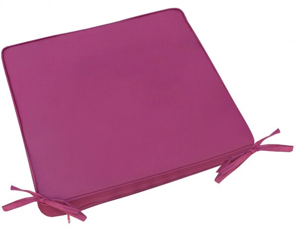 VivaGarden Cuscino Seduta Large Bordeaux 50x45x4 cm Sfoderabile e Idrorepellente - CU805788