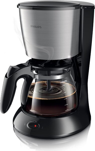 Philips Daily Collection HD7462/20 Macchina Caff Americano Caff Macinato in Polvere 15 Tazze Spegnimento automatico colore Nero / Acciaio
