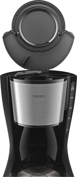 Philips Daily Collection HD7462/20 Macchina Caff Americano Caff Macinato in Polvere 15 Tazze Spegnimento automatico colore Nero / Acciaio