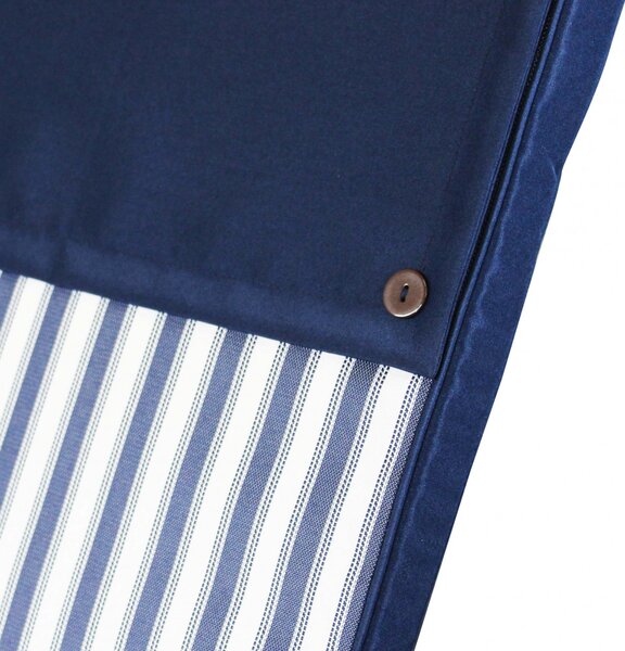 DecHome Cuscino Talco Fantasia Riga in Poliestere cm 173x47 Colore Blu - CU805725