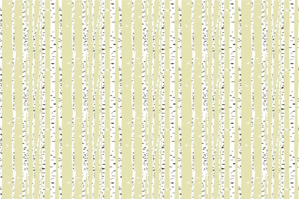 Carta da parati – Foresta di betulle