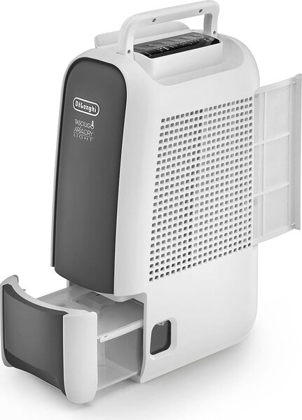 De Longhi Deumidificatore Portatile 6 Litri in 24 Ore Capacit Tanica 2.8 Litri Ionizzatore 34 dB - DNS65