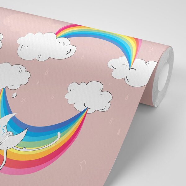 Carta da parati – Arcobaleno allegro