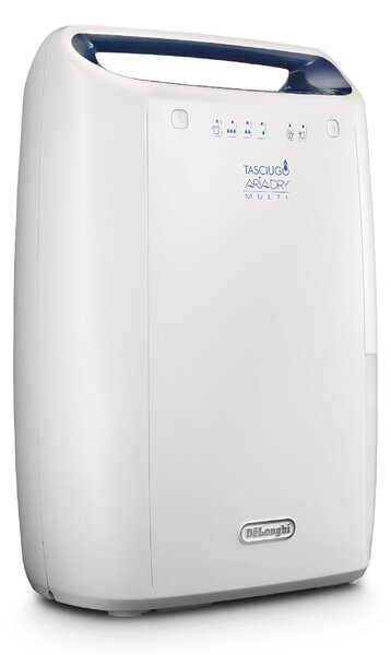 De Longhi Deumidificatore Portatile per la casa muffa 10 Litri in 24 Ore Tanica 2.1 Litri Tasciugo DEX210SF