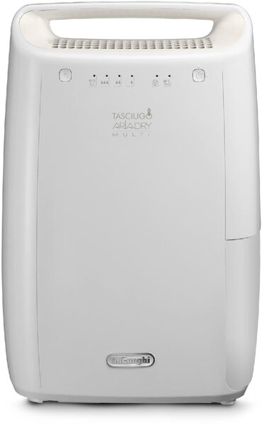 De Longhi Deumidificatore Portatile per la casa muffa 10 Litri in 24 Ore Tanica 2.1 Litri Tasciugo DEX210SF