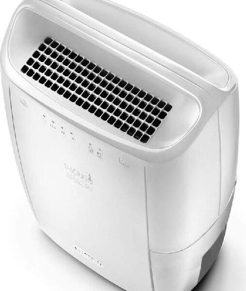 De Longhi Deumidificatore Portatile per la casa muffa 10 Litri in 24 Ore Tanica 2.1 Litri Tasciugo DEX210SF