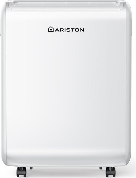 Ariston Deumidificatore Portatile per la casa muffa 10 Litri in 24 Ore Tanica 1,85 Litri Superficie 20m2 colore Bianco - DEOS10 EVO
