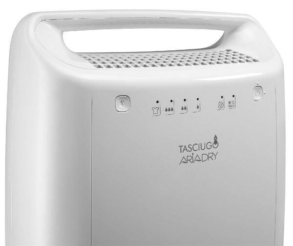 De Longhi Deumidificatore Portatile per la casa muffa 10 Litri in 24 Ore Tanica 2.1 Litri Tasciugo DEX210SF