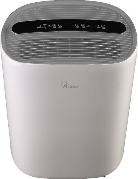 Ardes Deumidificatore Portatile per la casa muffa 11 Litri in 24 Ore Tanica 4 Litri con Timer colore Bianco - ARDEHU20 SEKKO 20