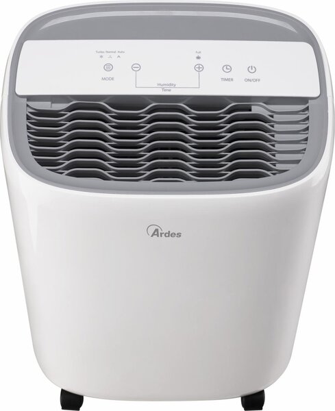 Ardes Deumidificatore Portatile per la casa muffa 12 Litri in 24 Ore Tanica 4 Litri con Timer colore Bianco - ARDEHU12 Sekko 12