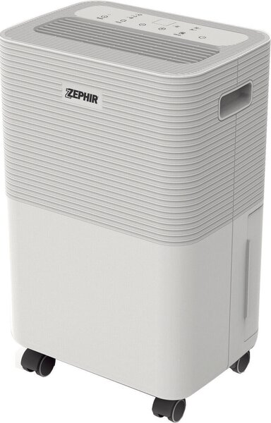 Zephir Deumidificatore Portatile per la casa muffa 12 Litri in 24 Ore Tanica 2 Litri con Timer colore Bianco - ZDP12