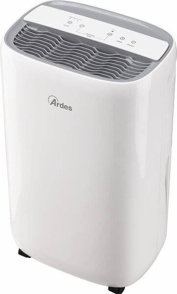 Ardes Deumidificatore Portatile per la casa muffa 12 Litri in 24 Ore Tanica 4 Litri con Timer colore Bianco - ARDEHU12 Sekko 12