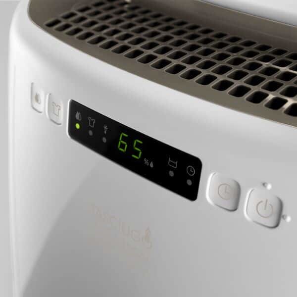 De Longhi Deumidificatore Portatile per la casa muffa 14 Litri In 24 Ore Tanica 2.1 Litri Tasciugo AriaDry Multi colore Bianco - DEXD214RF
