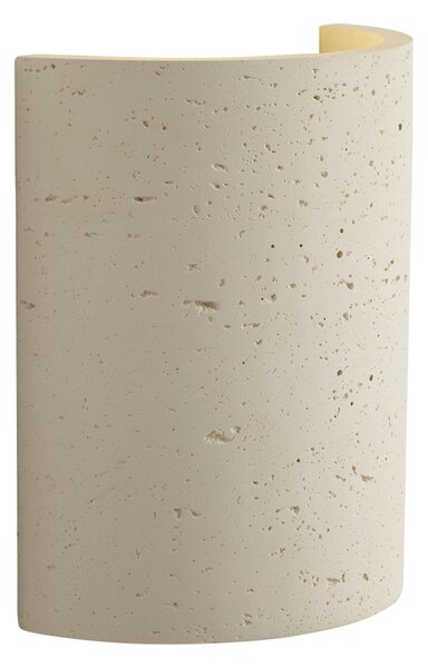 Lampada da parete Japandi Beige 2 luci - Travi