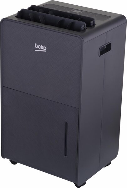 Beko Deumidificatore Portatile per la casa muffa 20 Litri in 24 Ore Tanica 3.8 Litri R290 con Timer colore Grigio Satinato - BDPM020