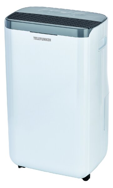Telefunken Deumidificatore Portatile per la casa muffa 25 Litri in 24 Ore Tanica 6.5 Litri Display LED con Timer colore Bianco - M09355