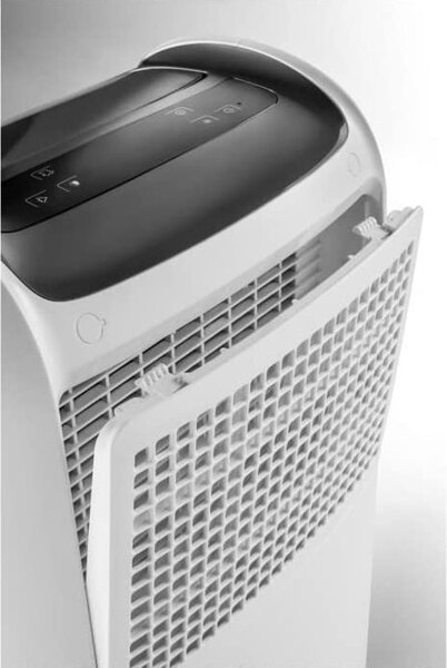 De Longhi Deumidificatore Portatile per la casa muffa 25 Litri in 24 Ore Capacit Tanica 5 Litri colore Bianco / Grigio - DDSX 225 Tasciugo Ariadry
