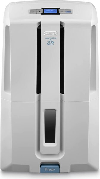 De Longhi Deumidificatore Portatile per la casa muffa 30 Litri in 24 Ore Tanica 7 Litri 51 dB - DD230P