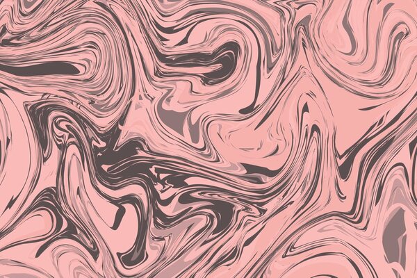 Carta da parati – Motivo astratto in tonalità rosa antico